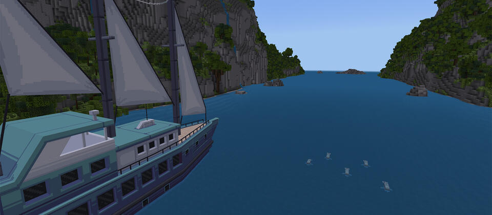 Patea Doubtful Sound in Minecraft